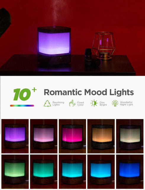 InnoGear Diffusers for Essential Oils, 300ml, Ultrasonic Cool Mist Humidifier, Color Changing Lights