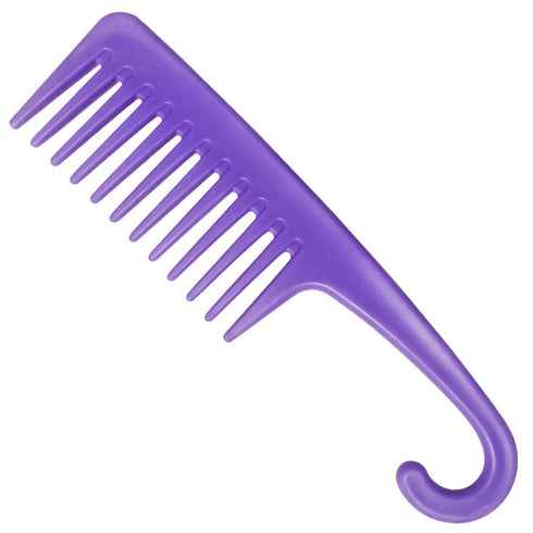 Wapodeai Wide Tooth Comb Detangling Hair Brush, Premium Care Handgrip Comb for Curly Hair