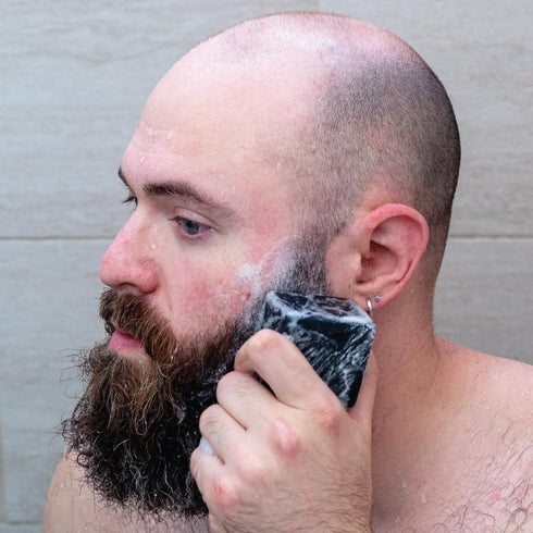 ZEUS Beard Shampoo Bar (3.5 oz) - Hydrating Beard Soap with Natural Oils & Premium Ingredients