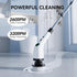 IPX7 8 -SD-CTB01 Electric Bathroom Cleaning Brush, Cordless Spin Scrubber Full Body Waterproof with Adjustable Handle