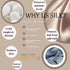 Suncdelv 100% Silk Scrunchies for Hair 22 Momme Hair Ties Anti-Crease & Breakage 3PCS (Flower)