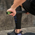 Idson Muscle Roller Stick for Athletes - Body Massage Tool for Muscle Soreness Relief, Black Green