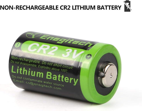CR2 3V Lithium Battery, 3 Volt DLCR2 Battery for Golf Rangefinder Baby Monitor Funifilm Instax Alarm System Flashlight Non-Rechargeable (4 Pack)