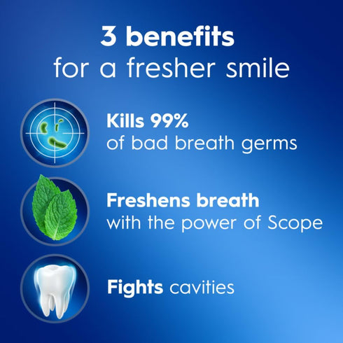 Pack (3 Count 5.4 oz 16.2 oz Crest Complete Whitening + Scope, Long Lasting Mint Toothpaste, Triple of Tubes)