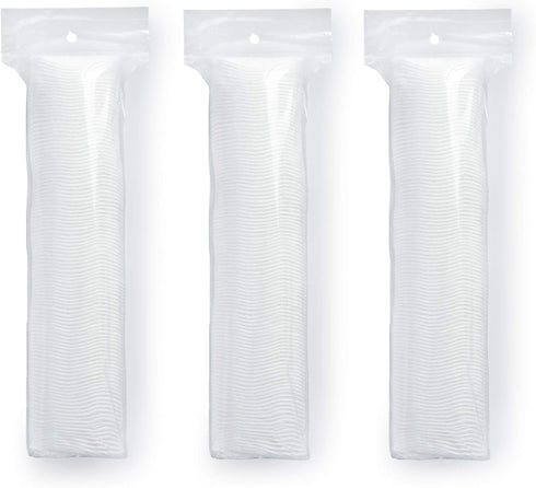 Medline Simply Soft Cotton Rounds (300 Count) – 100% Cotton Absorbent, Textured Cotton Pads, Lint-Free