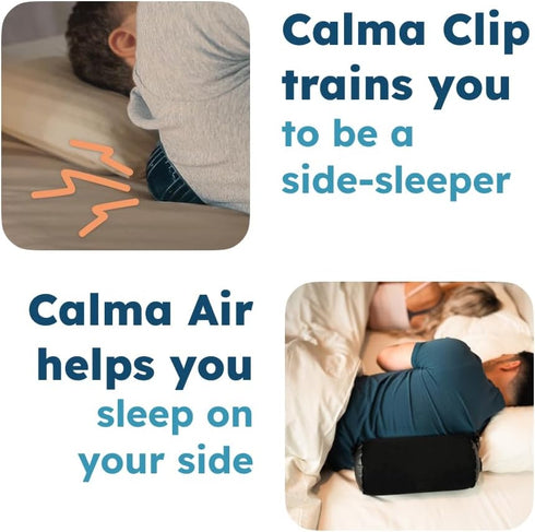Whole Nights Backpack V2, for Side Sleep Posture - Inflatable Calma Air Anti Snoring Side Sleeper Pillow, Comfortably