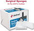 Dealmed 3" x 3" Surgical Sponges, 8-Ply Non-Woven Absorbent Gauze for Wound Care, 200 Count (Pack of 1)