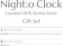 Night:o Clock Essential Aroma Oil & Aroma Stock Gift Set - 100% Pure Natural Oil