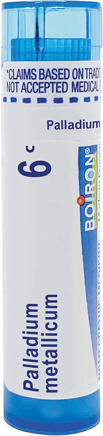 Boiron Palladium Metallicum 6C for Sciatic Pain, 80 Pellets
