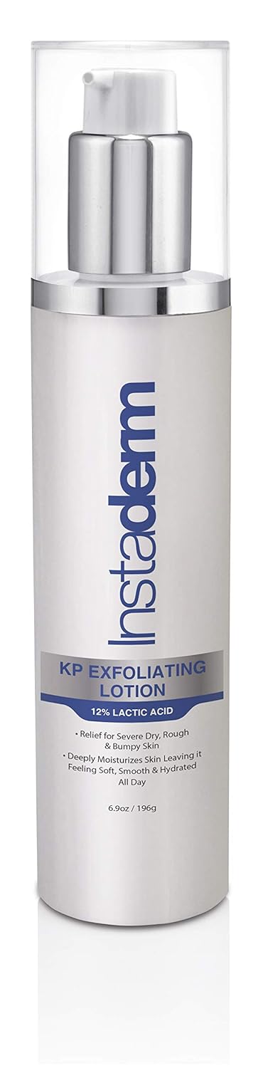 KP Bump Eraser Keratosis Pilaris Treatment - Smoothing Exfoliating Moisturizing Lotion with Lactic Acid, AHA for Bumpy