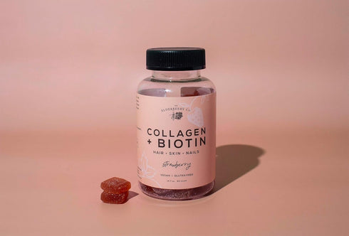 Collagen + Biotin Gummies with Aronia Berries | Natural Hair and Nails Supplement