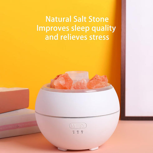PODSJD 360ml Flame Diffuser Ultrasonic Essential Oil Humidifier with Colorful Night Light - High Fog Volume, USB