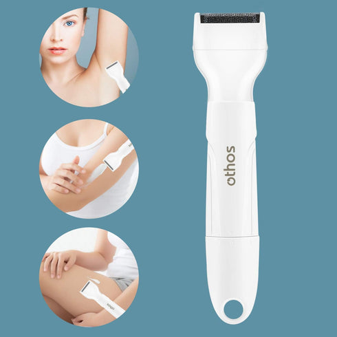 Multi-Functional Electric Trimmer Kit for Women - Bikini, Nose & Eyebrow Trimmer, Foil Shaver, Waterproof, AA Battery