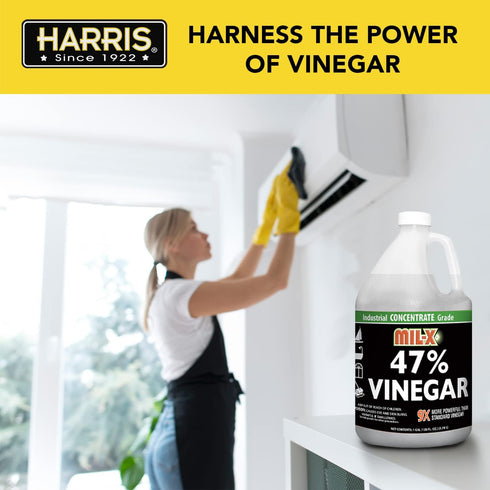 HARRIS 47% 1 MIL-X Concentrated Vinegar, Extra Strength Industrial Grade, Gallon