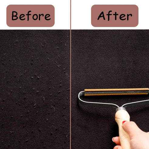 Portable Lint Remover, Fuzz Shaver - Reusable Double Sided Travel Brush for Removing Lint, Pet Hair, Dust (2 Pack)