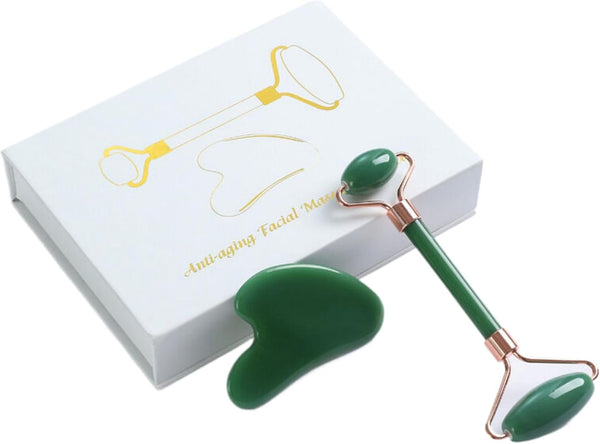 Piegricdiat Portable Massager Natural Facial Gua Sha Scraping Massage Tool, Neck, Shoulder Back