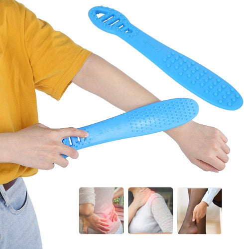 Hammer 2Pcs Set 35x6x2.5cm 428g Meridian Pat Massage Health Stick Lightweight Elastic Body Care Therapy Tool