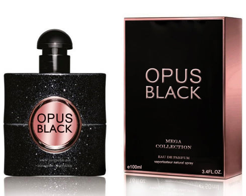 Ard Al Zaafaran Mega Collection Opus Black Eau De Parfum Spray, 3.4 Ounce (Unisex)