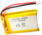 Lithium Polymer Battery 3.7V 2200mAh 103450 Rechargeable Battery Pack with JST 2.0mm Connector for Wireless Device