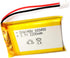 Lithium Polymer Battery 3.7V 2200mAh 103450 Rechargeable Battery Pack with JST 2.0mm Connector for Wireless Device