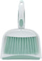 Broom Dustpan Brush, Mini Broom and Dustpan Set for Desk, Home, Camping Tent, Light Green