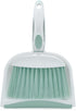 Broom Dustpan Brush, Mini Broom and Dustpan Set for Desk, Home, Camping Tent, Light Green