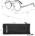 Spring Hinge Metal Frame Reading Glasses in Black, Silver, and Gunmetal