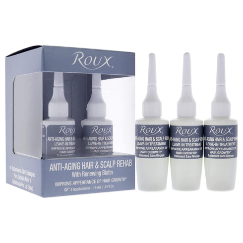 Roux Anti-Aging Hair & Scalp Rehab Leave In Treatment, 3 Applications, .5 Fl Oz