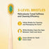 Qianyu 6 3-Layer Pcs Gentle Manual Travel Toothbrushes, Extra Soft Toothbrush Adult Wide Head Soft Hair Toothbrush