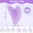 Ubamdom 20 Pcs Gua Sha Facial Tool Resin Gua Sha Massage Tool Heart Shaped Guasha Stone Guasha Board for Face Body Skin