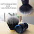 JEQUIL&CORENVEO Luxury Synthetic Shaving Brush, Aesthetic Resin Handle, 24mm Extra Dense Knot