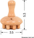 PYSEAN Wooden Mushroom Massager, Wooden Body Contouring Therapeutic Tool, Anti Cellulite, Lymphatic Drainage, Muscle