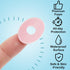 JUMPOW 90 Pcs Corn Cushions Callus Pads, Corn Removers for Feet, Soft Foam Callus Cushions, Corn Protectors, Self-Stick