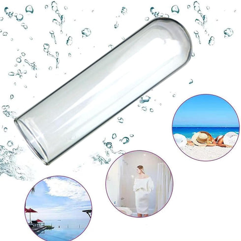 Men(5CM) Large Glass Dildo Crystal Penis,Anal Butt Plug Anal Trainer Glass Butt Plug Big Crystal Anal Plug Anal