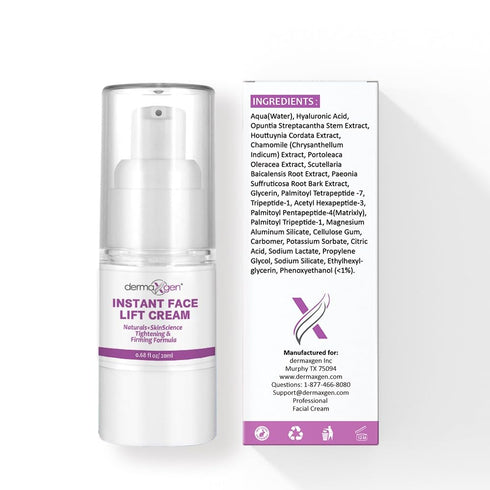 Instant Face Lift Cream - Peptide Complex Tightening, Lifting & Firming Cream, 20 ml for Anti-Aging