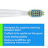 Voom Sonic Pro 3/Pro 5 Replacement Heads, Pack of 6 Brushes, Soft DuPont Nylon Bristles, Advanced Oral Care Technology