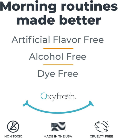 Oxyfresh Cavity Protection Fluoride Mouthwash, Anticavity for Sensitive Teeth, Non-Staining, Alcohol Free, 16 oz.