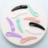 BTYMS 200 Pcs Disposable Mini Cosmetic Spatula - Multi Colored Plastic Waxing Spatulas for Mixing