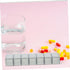 Weekly Organizer Removable Pill Case Compartments for Vitamins and Daily Medications Portable and Easy to Clean