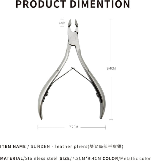 Stainless Steel Nail Cuticle Nipper by SUNDEN