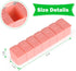 MAYFIVE 2Pack Organizer,7 Pill Day Pill Cases Travel Daily Box for Fish Oil, Calcium Tablets, Supplements and Other