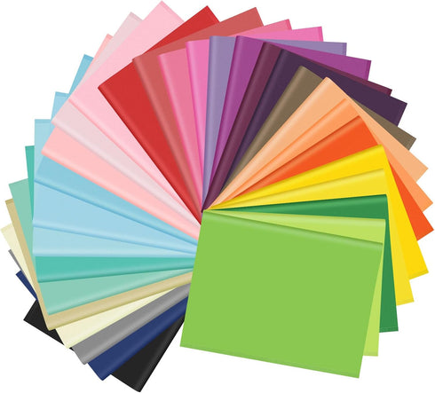 Morcheiong 60 Sheets Rainbow Tissue Paper, 20 x 14.5 inches Bulk for DIY Art Craft Floral Birthday Party Festival