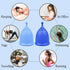 Set 2(Small+Large) 12 SHORDY Menstrual Cups of with Box Soft Menstrual Cup & Flexible Period Cups for Women Upto Hours