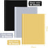 NACHLYNN 60 Sheets Metallic Tissue Paper Bulk Gold Silver Black Gift Wrapping Paper 14 x 20 inch for Crafts Decorations