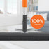 Silicone Broom Head, Rubber Broom for Pet Hair, Slim Hair Broom for Carpet and Floor Cleaning