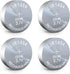 EEMB 4PACK LIR1454 Rechargeable 3.7V Lithium-ion Button Batteries for Earphone, Wearable Device, Watch