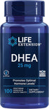 Life Extension DHEA 100 Dissolve-In-Mouth Tablets, 25 mg for Hormone Balance, Immune Support & Anti-Aging