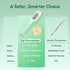 nyn 8-Second Fast Basal Body Thermometer for Ovulation Adults, Kids, Underarm Thermometer with Fever Alarm, Memory