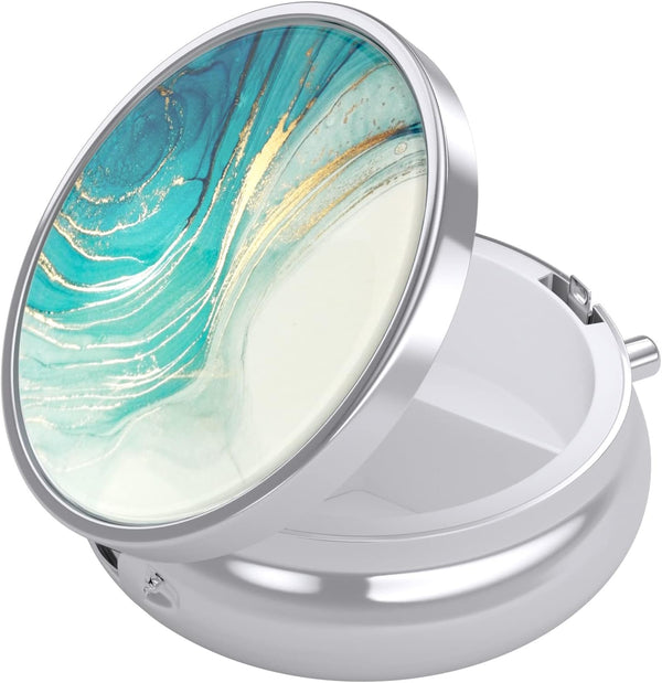 Nipichsha Pill Box, Small Pill Case for Purse & Pocket, Cute Travel