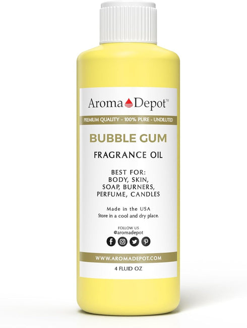 Bubble Gum Type 4 oz. Fragrance Oil - Perfume, Skin Oil for DIY Projects like Candles & Bath Bombs